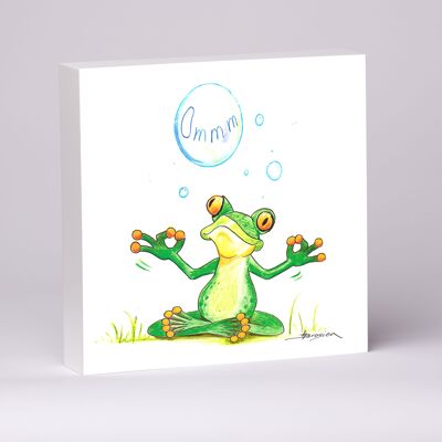 Assortiment - Tableaux en bois "Cheeky frogs" - 6 motifs de 2 tableaux en bois - SA/039-0-101646