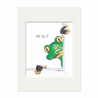 Cuadro Passepartout - Na Du - Moderner Frog - MF / 008-0-100162