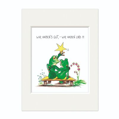 Passepartout picture - We have each other - Moderner Frog - MF / 014-0-100168