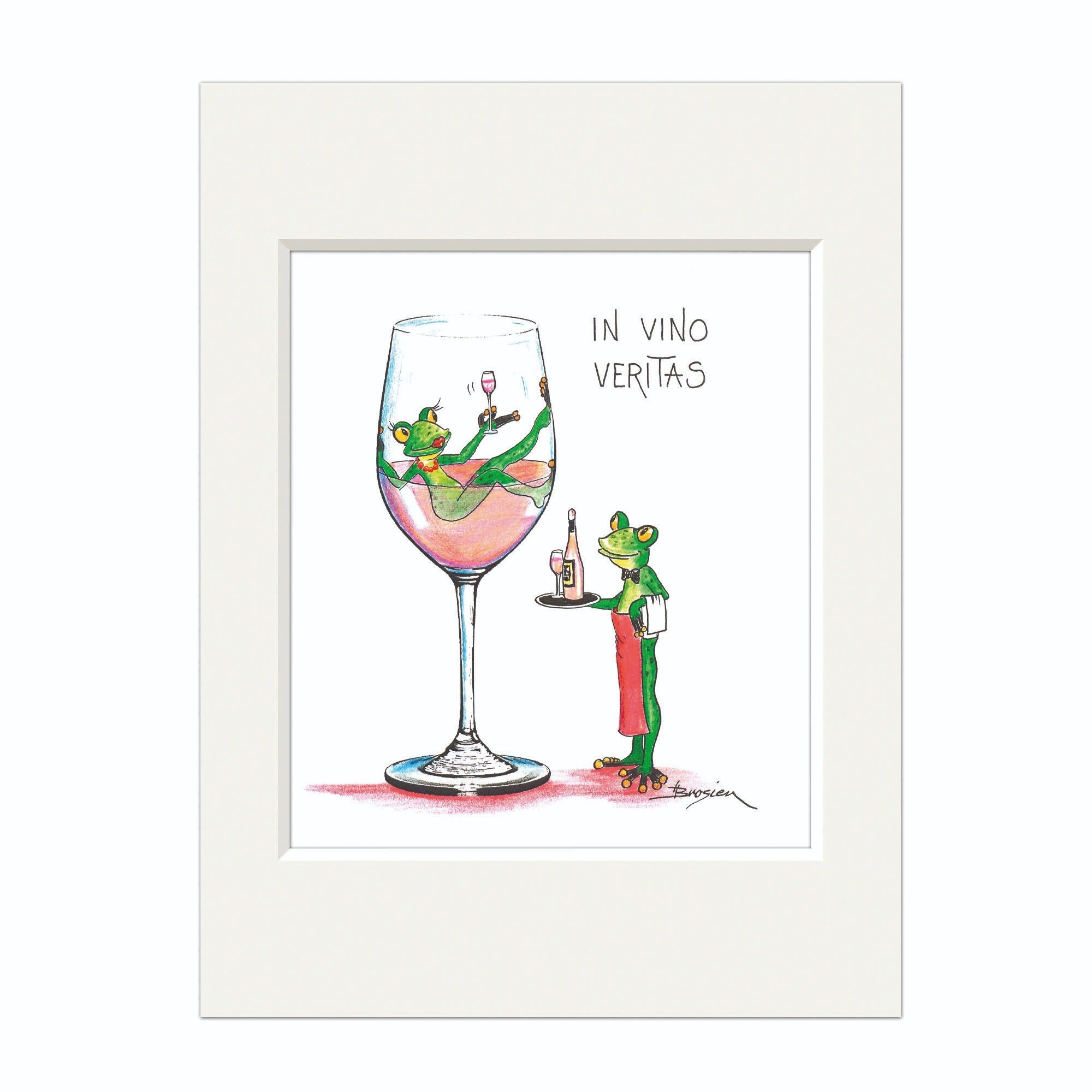 Passepartout - In Vino veritas - Modern Frog - MF / 017-0-100714