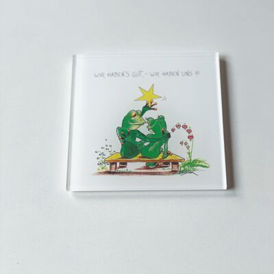 Acrylic coaster - We have each other - Modern Frog - MF / 014-0-101039