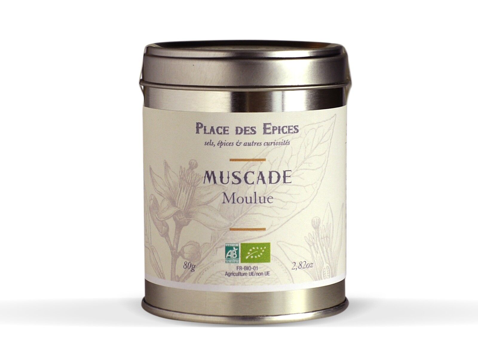 Nuez moscada molida orgánica