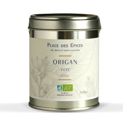 Organic green oregano