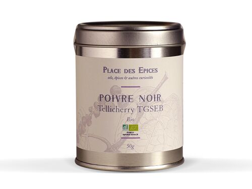 Poivre noir de Tellicherry Bio