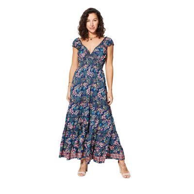 MAXIPA4008C LONG SLEEVELESS SUMMER DRESS