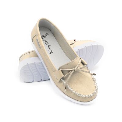 Mocassins en cuir pour femme Zerimar – Chaussures habillées confortables