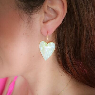 Mimi Pearly Yellow Earrings