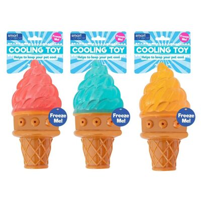 Juguete de goma refrescante con forma de helado para perros Smart Choice