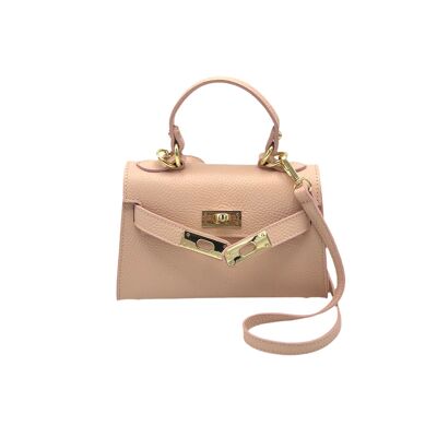Genuine leather shoulder bag, Made in Italy, art. 112609
