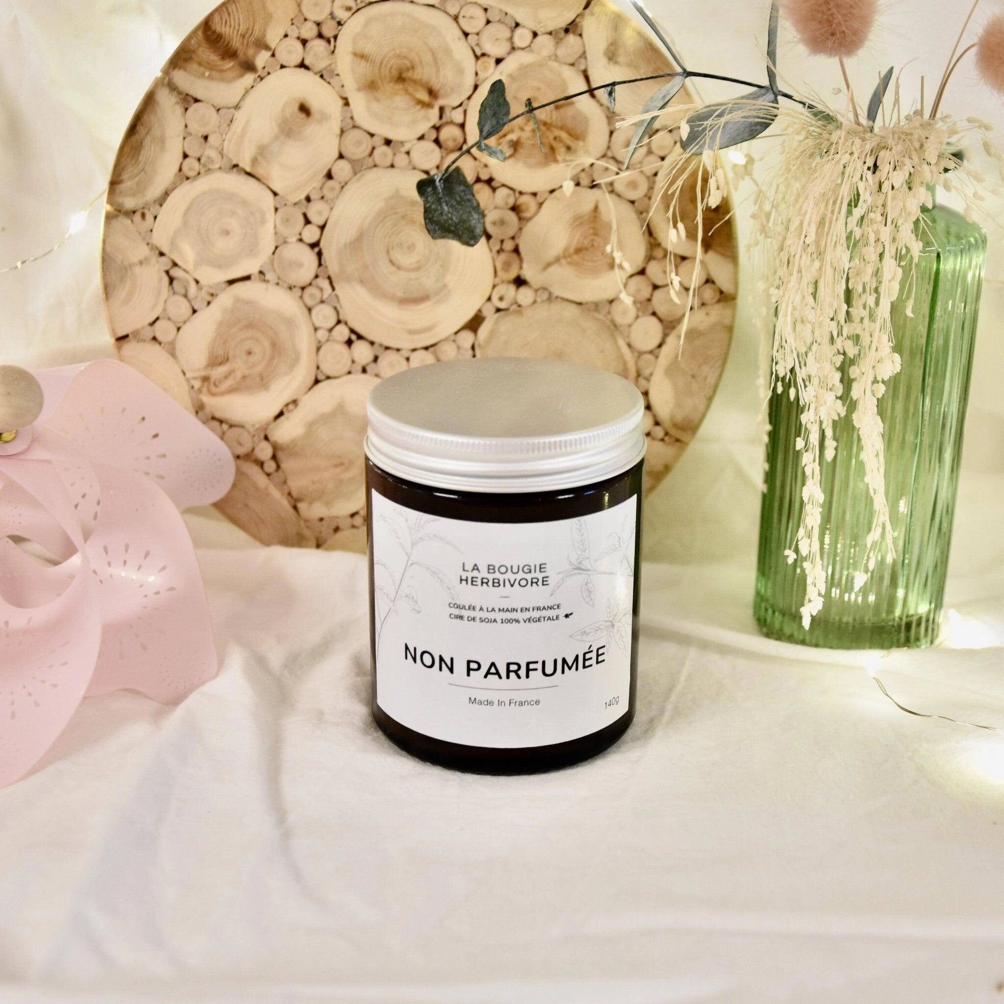 Unscented Soy Wax Handmade Candle 180 ml