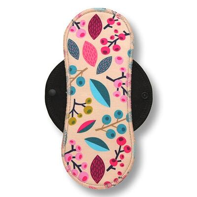 Pad Forest Berries Beige (Eco, black wings)