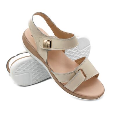 Mocasines de piel para mujer Zerimar - Sandalia de vestir cómoda,