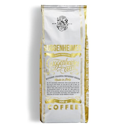 GUGGENHEIMER COFFEE - Gourmet Arabica Bohnen 500 g