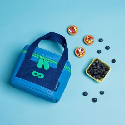 NEW!ECO-RESPONSIBLE INSULATED LUNCH BAG – NAVY BLUE