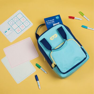 NUOVO!ZAINO PER BAMBINI ECOLOGICO - BLU TURCHESE