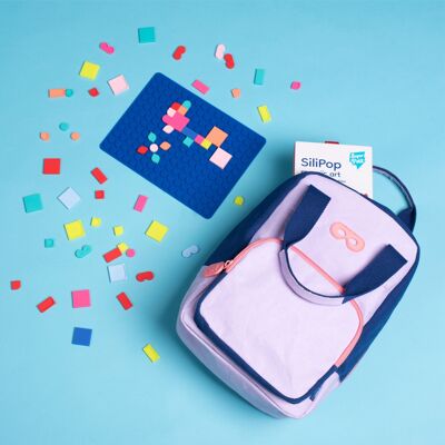 NUOVO!ZAINO PER BAMBINI ECOLOGICO - LILLA VIOLA