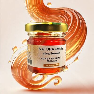 Estratto di miele di CBD con 1000 mg di CBD per 40 ml, 40 ml