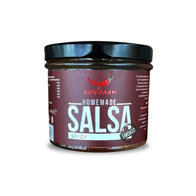 Homemade Smoked Hot Salsa