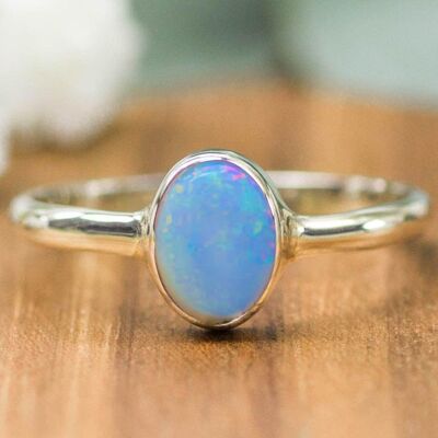 Anello Opale Infinito