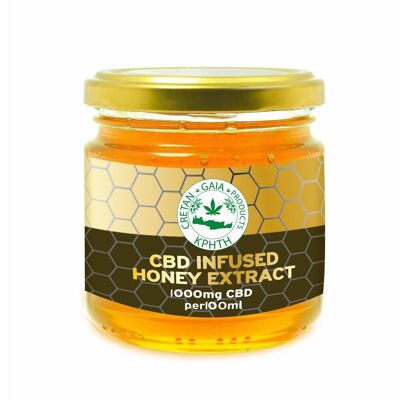 Extracto de miel de cannabis Gaia de Creta con 1000 mg de CBD, 100 ml