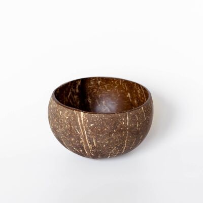 Coconut Bowl - Natural Texture & Polished Interior 2