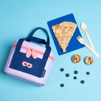 NEW!ECO-RESPONSIBLE INSULATED LUNCH BAG - LILAC VIOLET