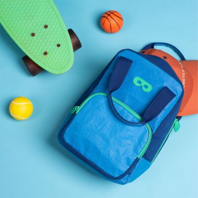 NUOVO!ZAINO PER BAMBINI ECOLOGICO - BLU NAVY