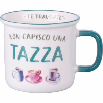 Mug 320 ml in new bone China porcelain, Le Travisate MUG