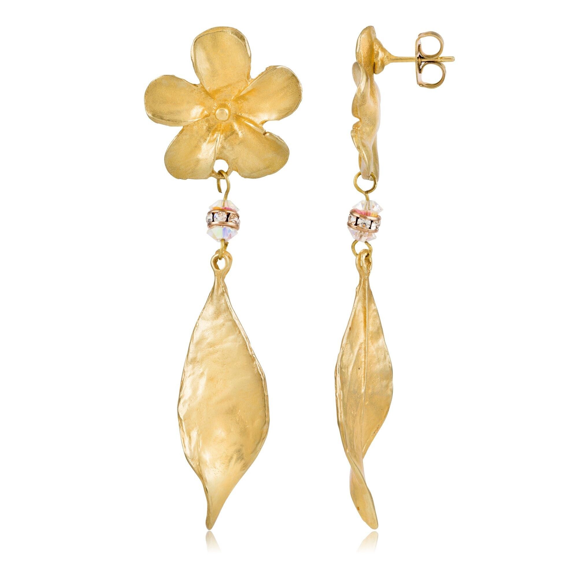 Gold FairyFlower Goldohrring