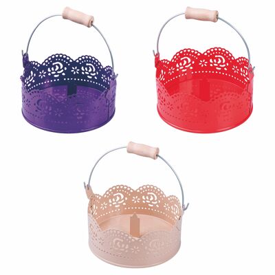 Soporte para espiral de mosquitos con asa, Happy Garden Colors