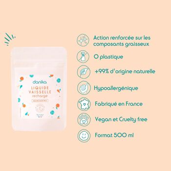 Liquide vaisselle zéro-déchet - Recharge 500 ml 4