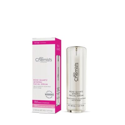 Suero facial mineral de cuarzo rosa 30 ml