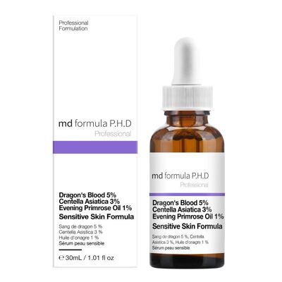 Sensitive Skin Serum Dragon's Blood 5%, Centella Asistica 3%, Evening Primrose Oil 1% 30ml