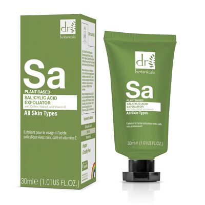 Esfoliante all'acido salicilico con caffè, noce e vitamina E