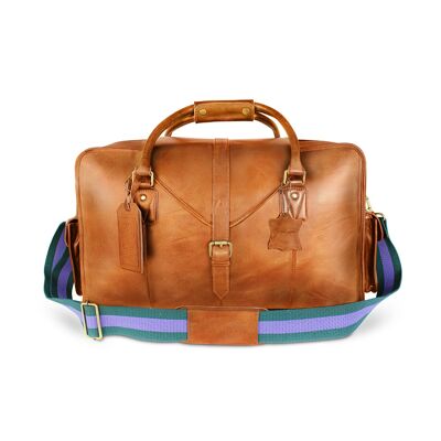 Oxley Leather Travel Bag TAN