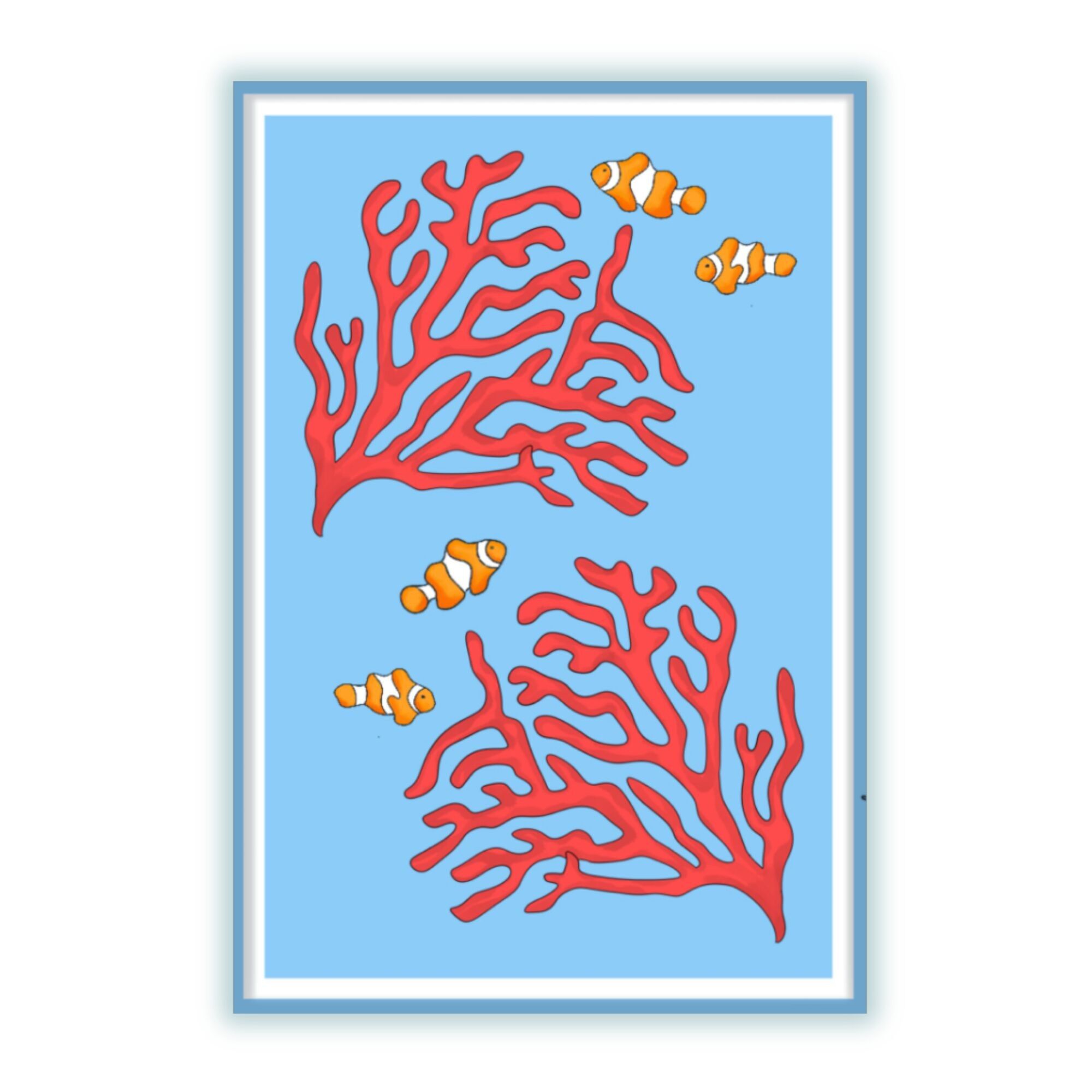 Poissons clowns - Magnet