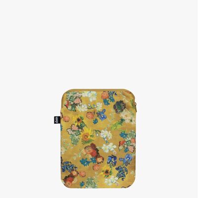 Funda para portátil reciclada con diseño de flor dorada del Museo Van Gogh
