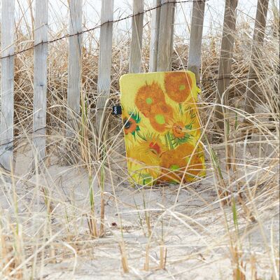 Funda para portátil reciclada con girasoles de VINCENT VAN GOGH