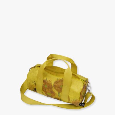 VINCENT VAN GOGH Borsa da weekend media in materiale riciclato Girasoli