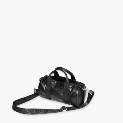 Weekender piccolo nero METALLIZZATO