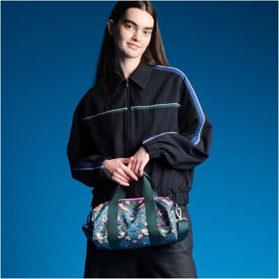 WILLIAM MORRIS Strawberry Thief Neon Recycled Medium Weekender