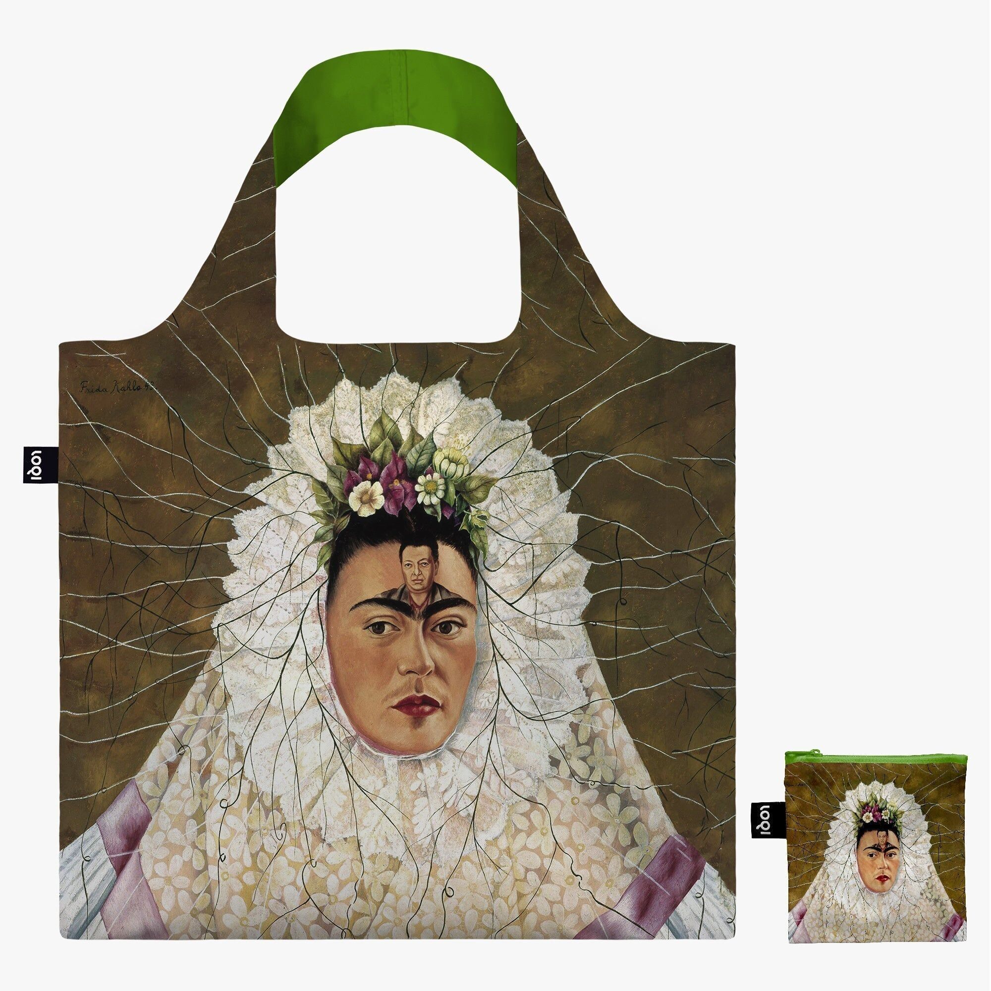 FRIDA KAHLO Autoritratto come Tehuana Borsa riciclata