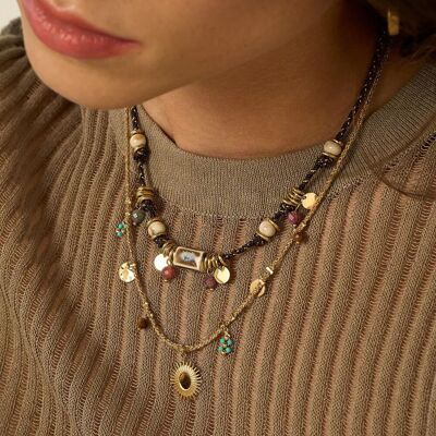 Collier Chimène - pierres naturelles