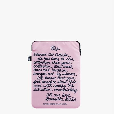 Funda para portátil "Querida coleccionista de arte" de GUERRILLA GIRLS