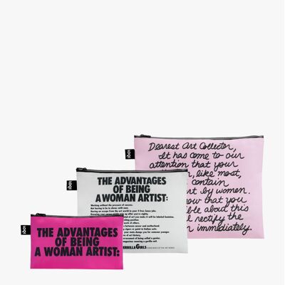 GUERRILLA GIRLS Bolsillos Reciclados Con Cremallera