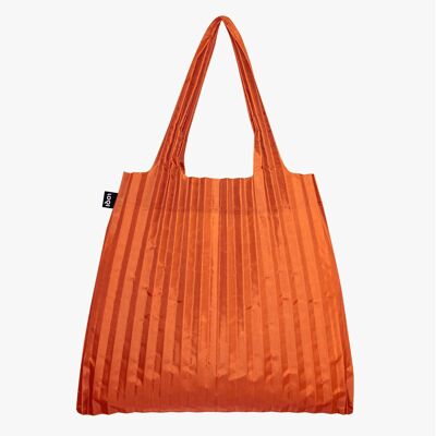 PLEATED Orange Recycled Bag