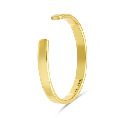 Goldring Damen, matt | Midi Ring, Boho Ring - glänzend / shiny