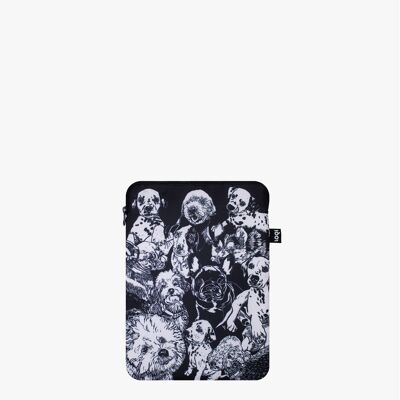 Funda para portátil reciclada con diseño de perro RED POPPY BEE