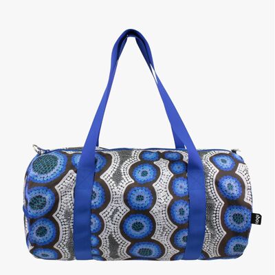 KIRSTEN NANGALA EGAN Water Dreaming Borsa da fine settimana riciclata blu