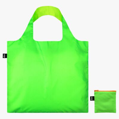 Bolsa reciclada verde neón